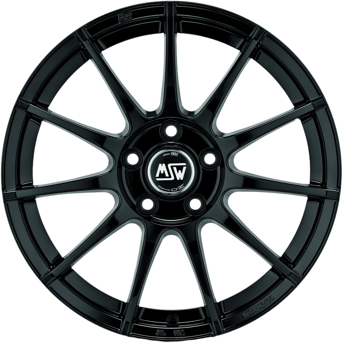 Alu kola MSW 85 6x16 4x108 ET25 65.1 černá – detail 1