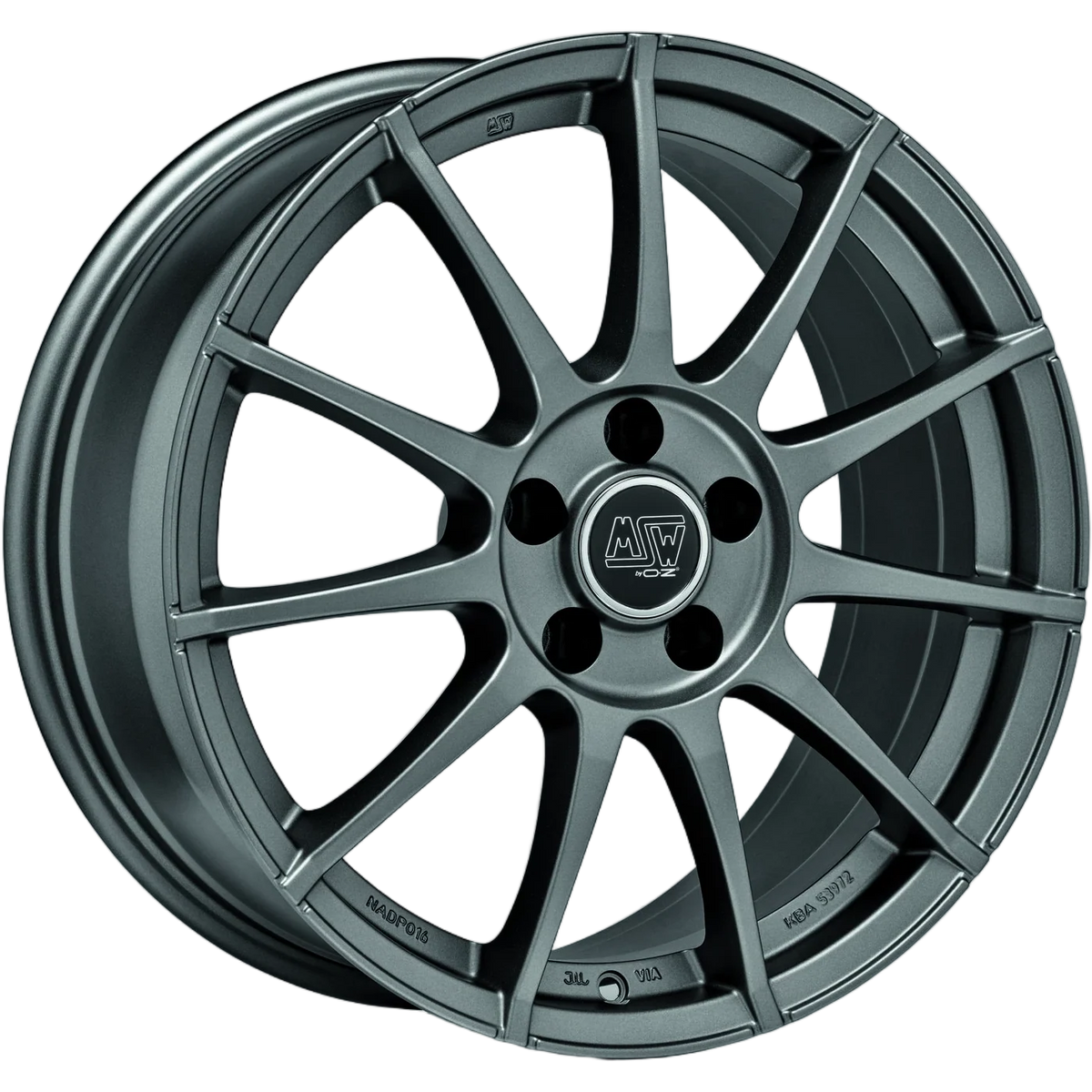 Alu kola MSW 85 6x16 5x100 ET48 63.4 šedá