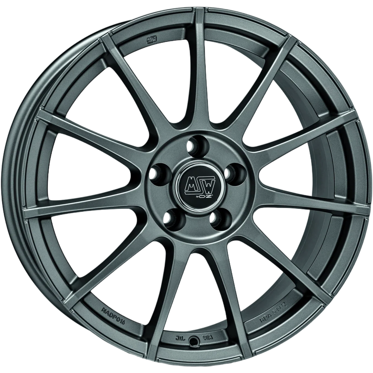 Alu kola MSW 85 6x16 5x100 ET48 63.4 šedá – detail 2