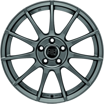 Alu kola MSW 85 8.5x19 5x112 ET32 Matt Graphite – detail 1