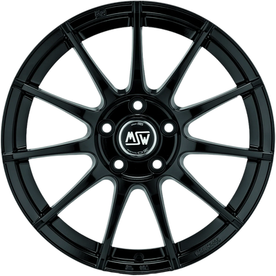 Alu kola MSW 85 8.5x19 5x112 ET38 Gloss Black – detail 1