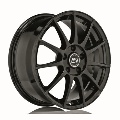 Alu kola MSW 85 7x17 5x112 ET35 Gloss Black | Wheelsup.cz