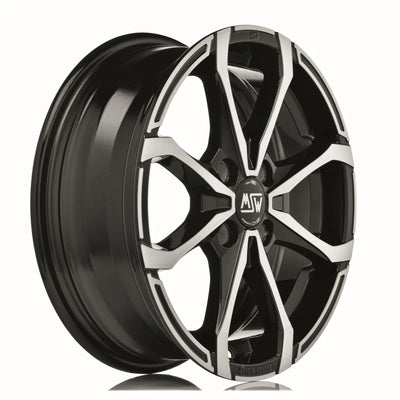 Alu kola MSW X4 7x16 4x108 ET37 63,4 černá | Wheelsup.cz