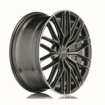 Alu kola OZ GRAN TURISMO HLT 8.5x19 5x114.3 ET35 Star Graphite Diamond Lip | Wheelsup.cz