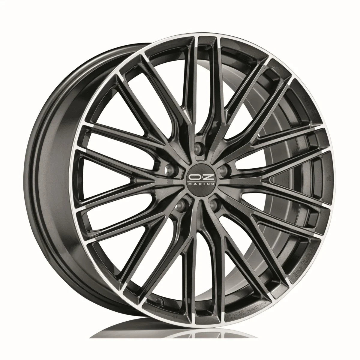 Alu kola OZ GRAN TURISMO HLT 8.5x20 5x112 ET40 Star Graphite Diamond Lip