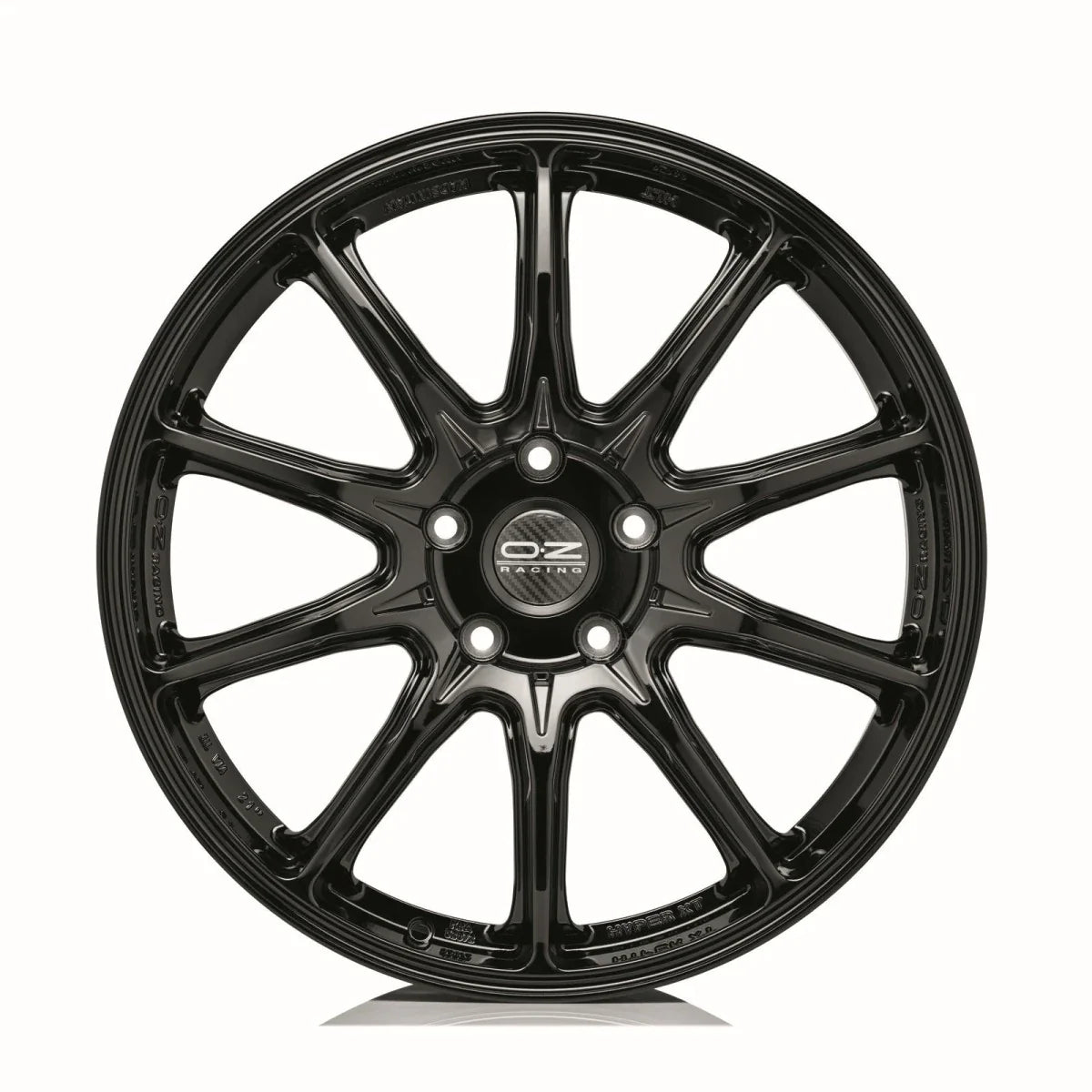 Alu kola OZ HYPER XT HLT 10x21 5x130 ET33 Gloss Black