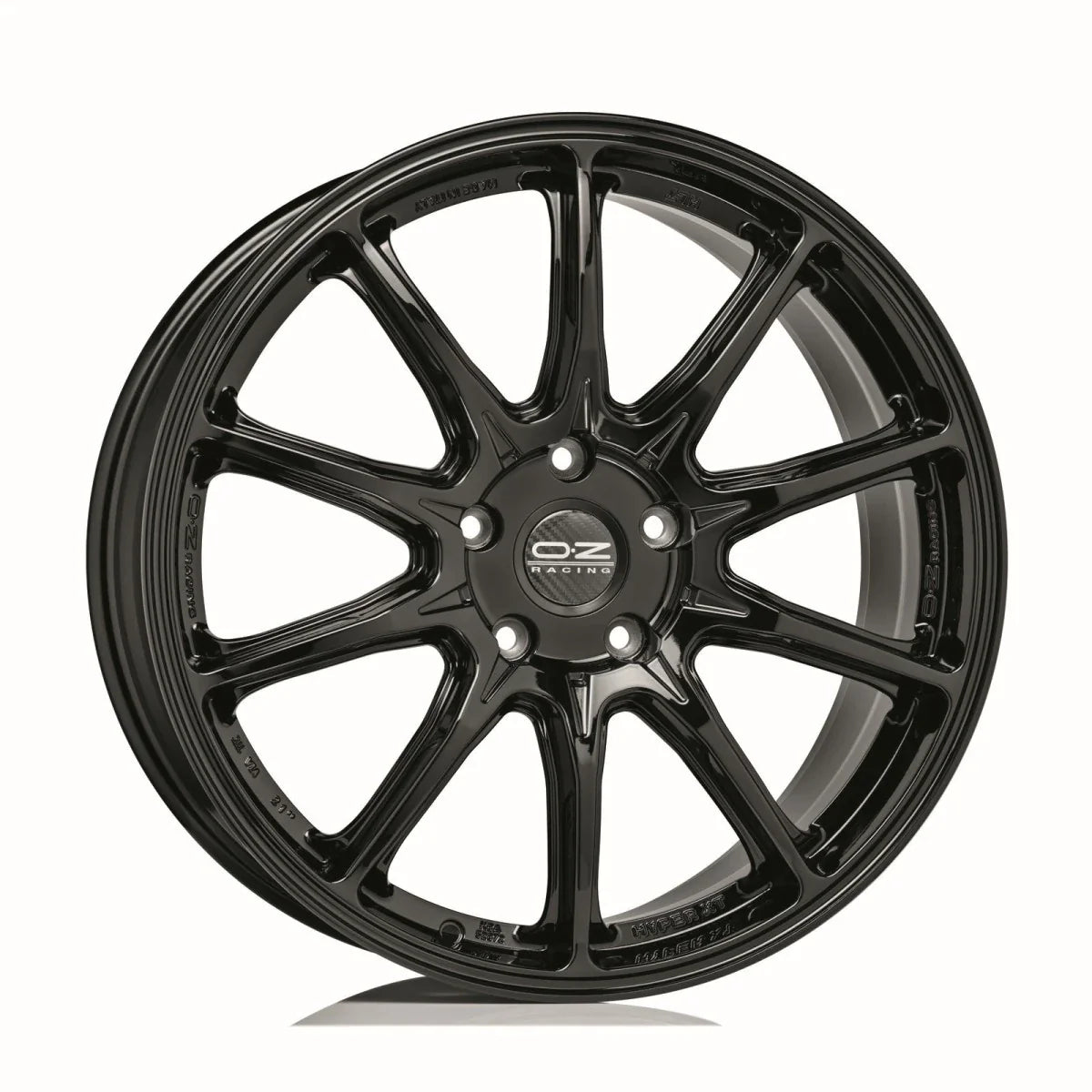 Alu kola OZ HYPER XT HLT 10x21 5x130 ET33 Gloss Black