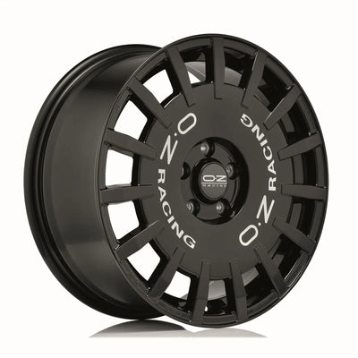 Alu kola OZ RALLY RACING 7x17 4x98 ET35 Gloss Black Silver Lettering | Wheelsup.cz