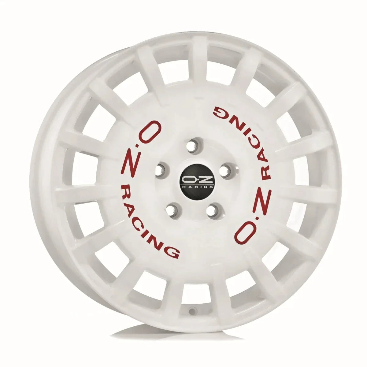 Alu kola OZ RALLY RACING 7.5x18 5x112 ET35 Race White Red Lettering