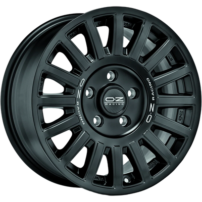 Alu kola OZ RALLY RAID 8x17 6x130 ET37 Matt Black Silver Lettering
