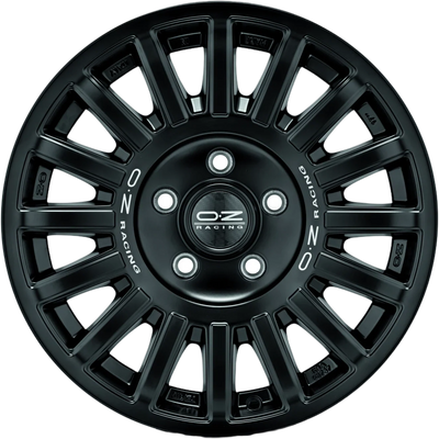 Alu kola OZ RALLY RAID 8x17 6x130 ET37 Matt Black Silver Lettering – detail 1