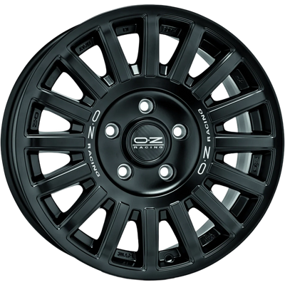 Alu kola OZ RALLY RAID 8x17 6x130 ET37 Matt Black Silver Lettering – detail 2
