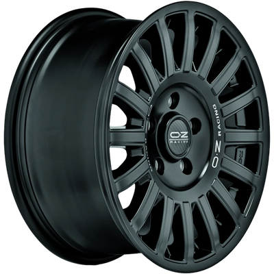 Alu kola OZ RALLY RAID 8x17 6x130 ET37 Matt Black Silver Lettering – detail 4