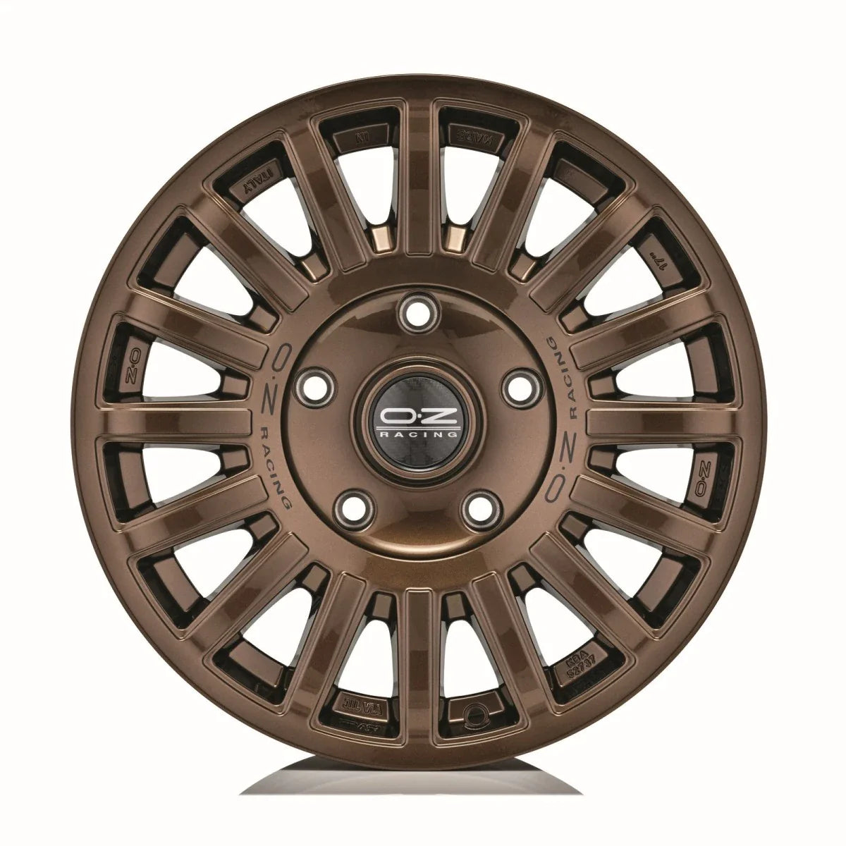 Alu kola OZ RALLY RAID 8.5x18 6x139.7 ET25 Gloss Bronze Black Lettering