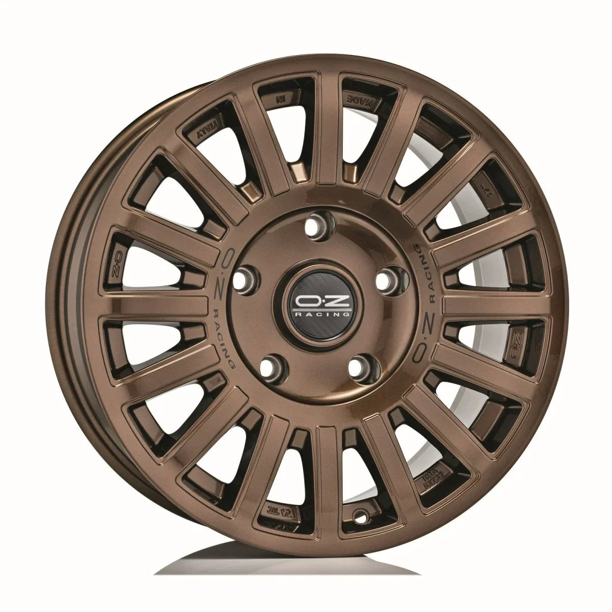 Alu kola OZ RALLY RAID 8x17 6x130 ET37 Gloss Bronze Black Lettering