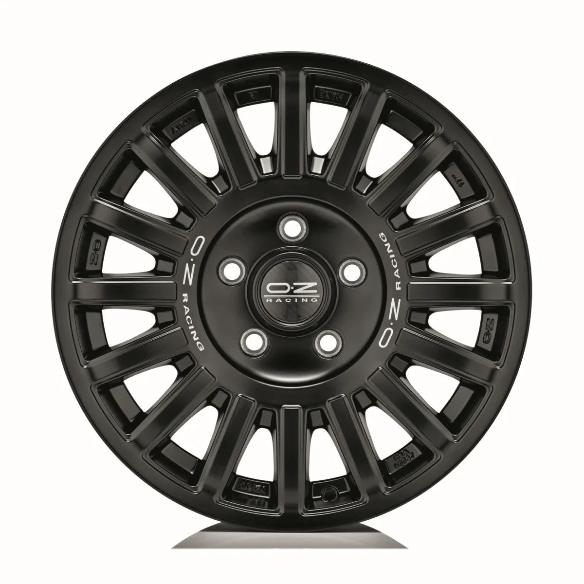 Alu kola OZ RALLY RAID 8x17 6x139.7 ET35 Matt Black Silver Lettering