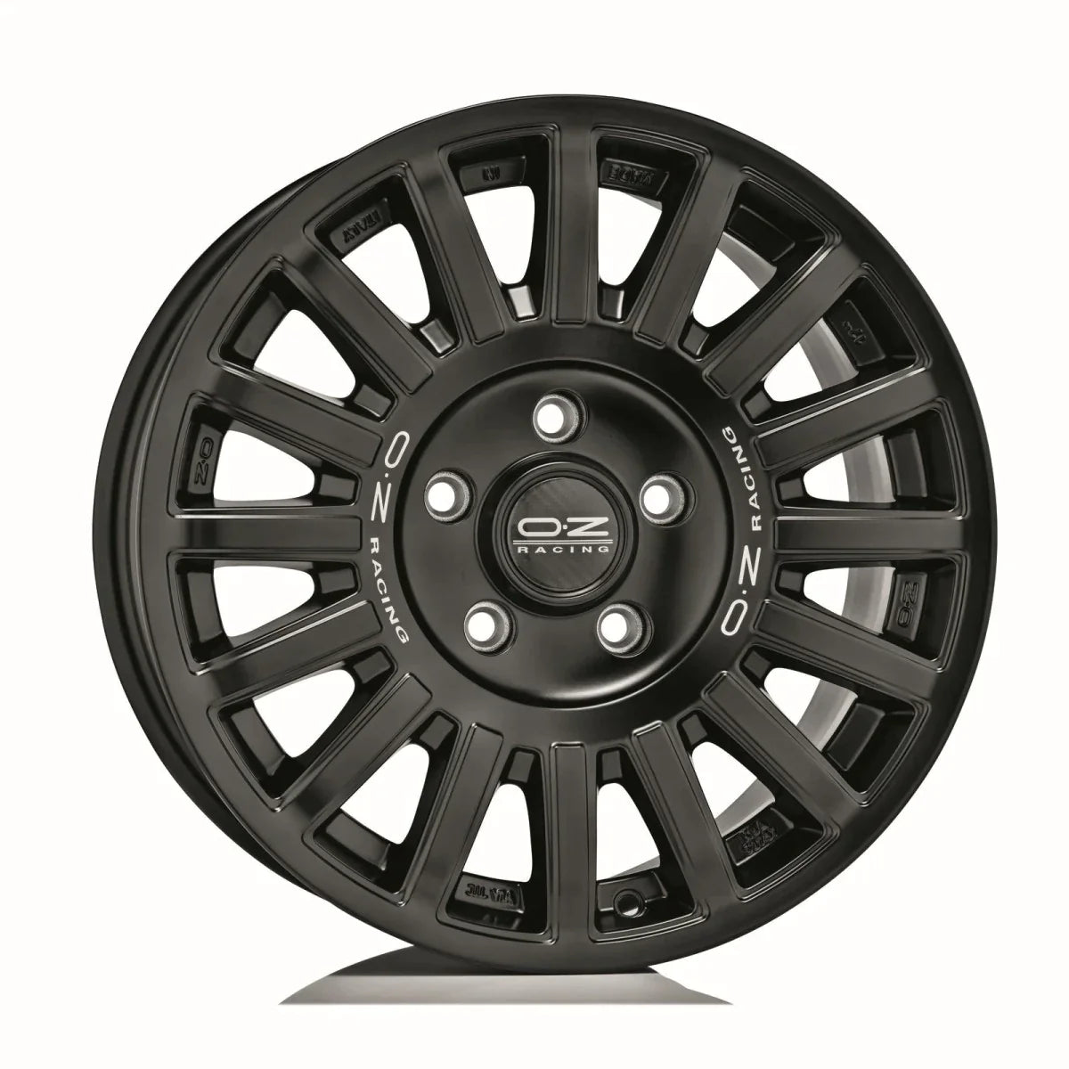 Alu kola OZ RALLY RAID 8x17 5x120 ET35 Matt Black Silver Lettering
