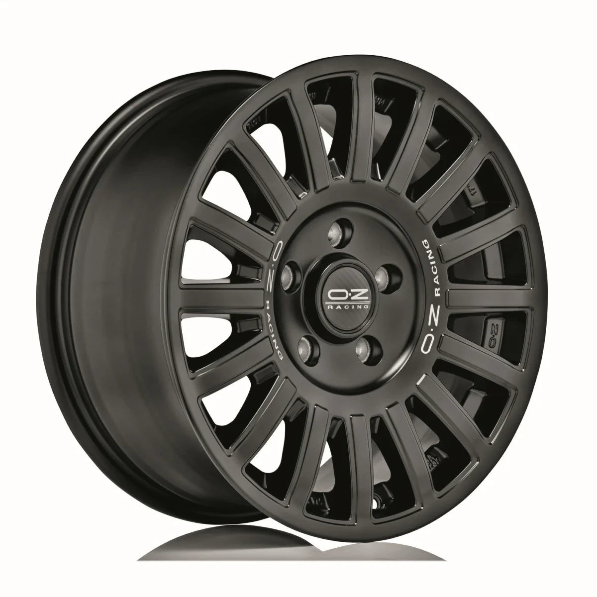 Alu kola OZ RALLY RAID 8x17 6x139.7 ET35 Matt Black Silver Lettering