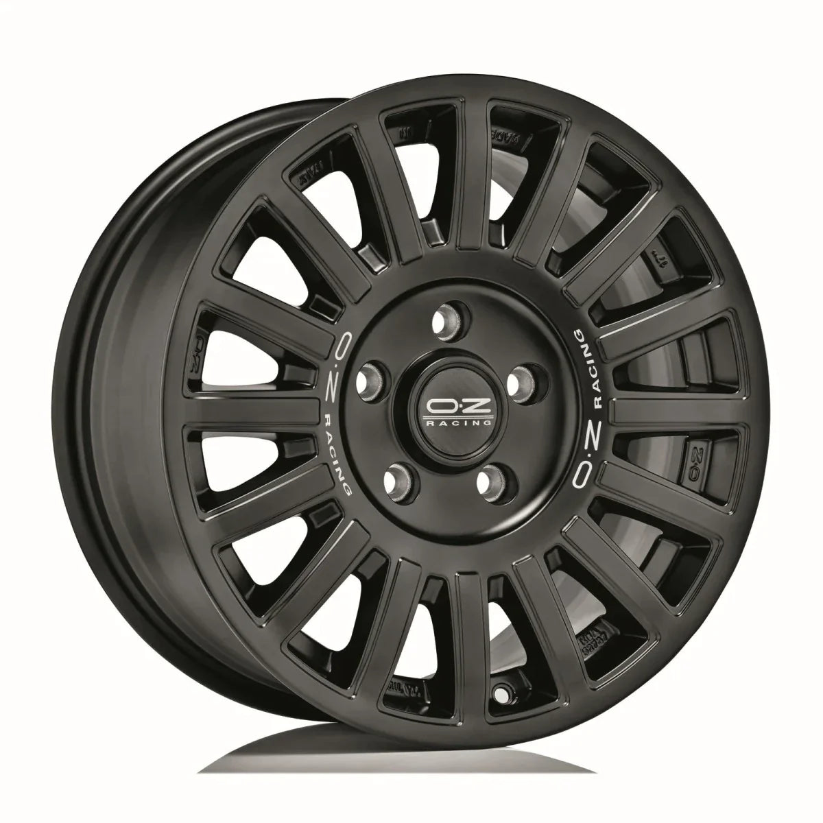 Alu kola OZ RALLY RAID 8x17 5x120 ET35 Matt Black Silver Lettering