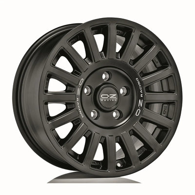 Alu kola OZ RALLY RAID 8.5x18 6x130 ET35 Matt Black Silver Lettering | Wheelsup.cz