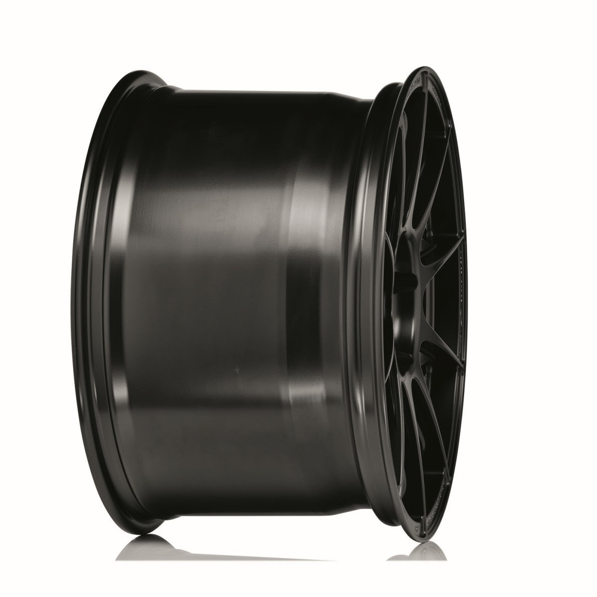 Alu kola OZ SUPERFORGIATA 11x20 5x130 ET48 Matt Black Con Scritte Di Fresatura