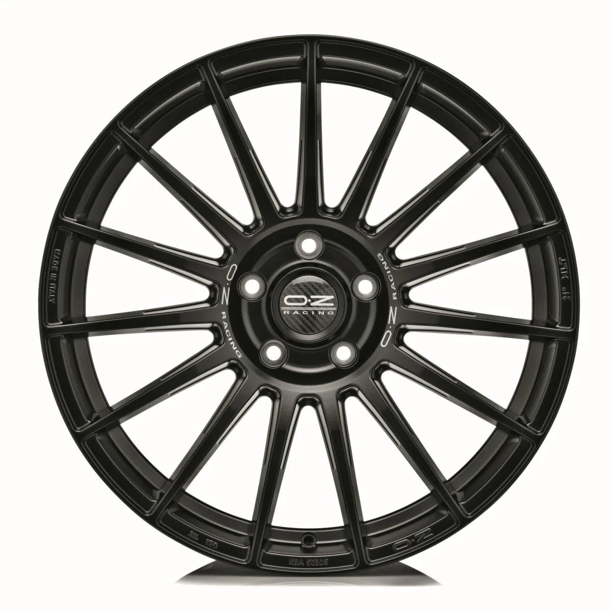 Alu kola OZ SUPERTURISMO DAKAR 9x22 5x112 ET35 Matt Black Silver Lettering