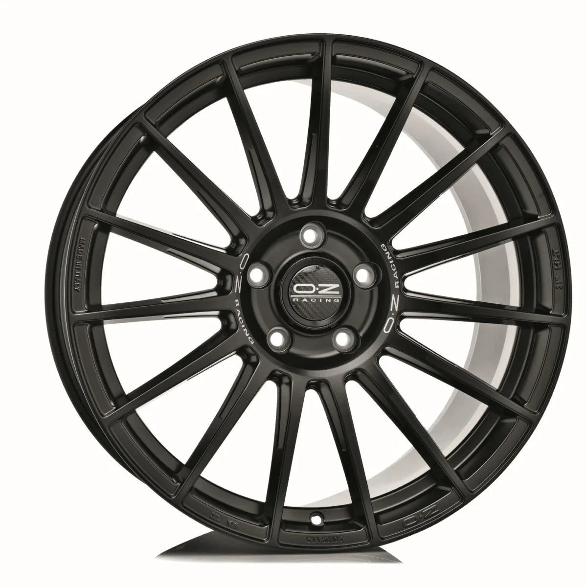 Alu kola OZ SUPERTURISMO DAKAR 9x22 5x112 ET35 Matt Black Silver Lettering