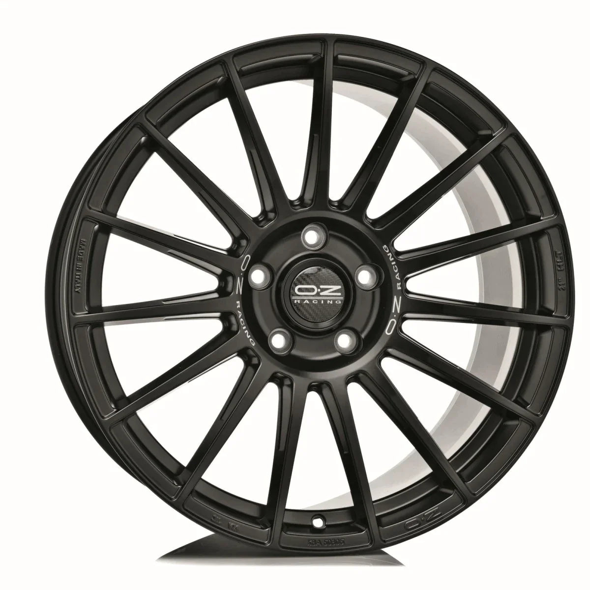 Alu kola OZ SUPERTURISMO DAKAR 10x22 5x112 ET56 Matt Black Silver Lettering