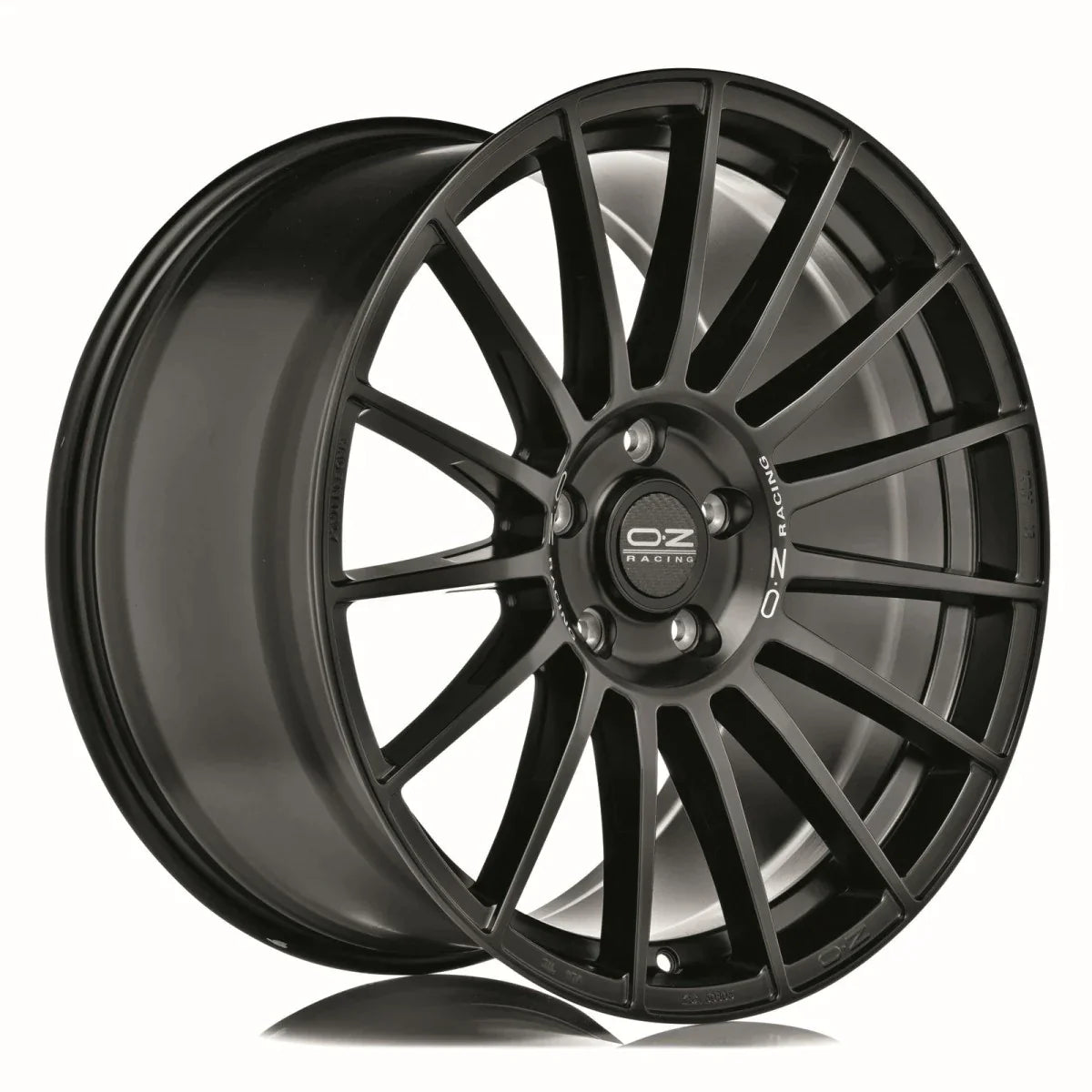 Alu kola OZ SUPERTURISMO DAKAR 10x22 5x112 ET56 Matt Black Silver Lettering