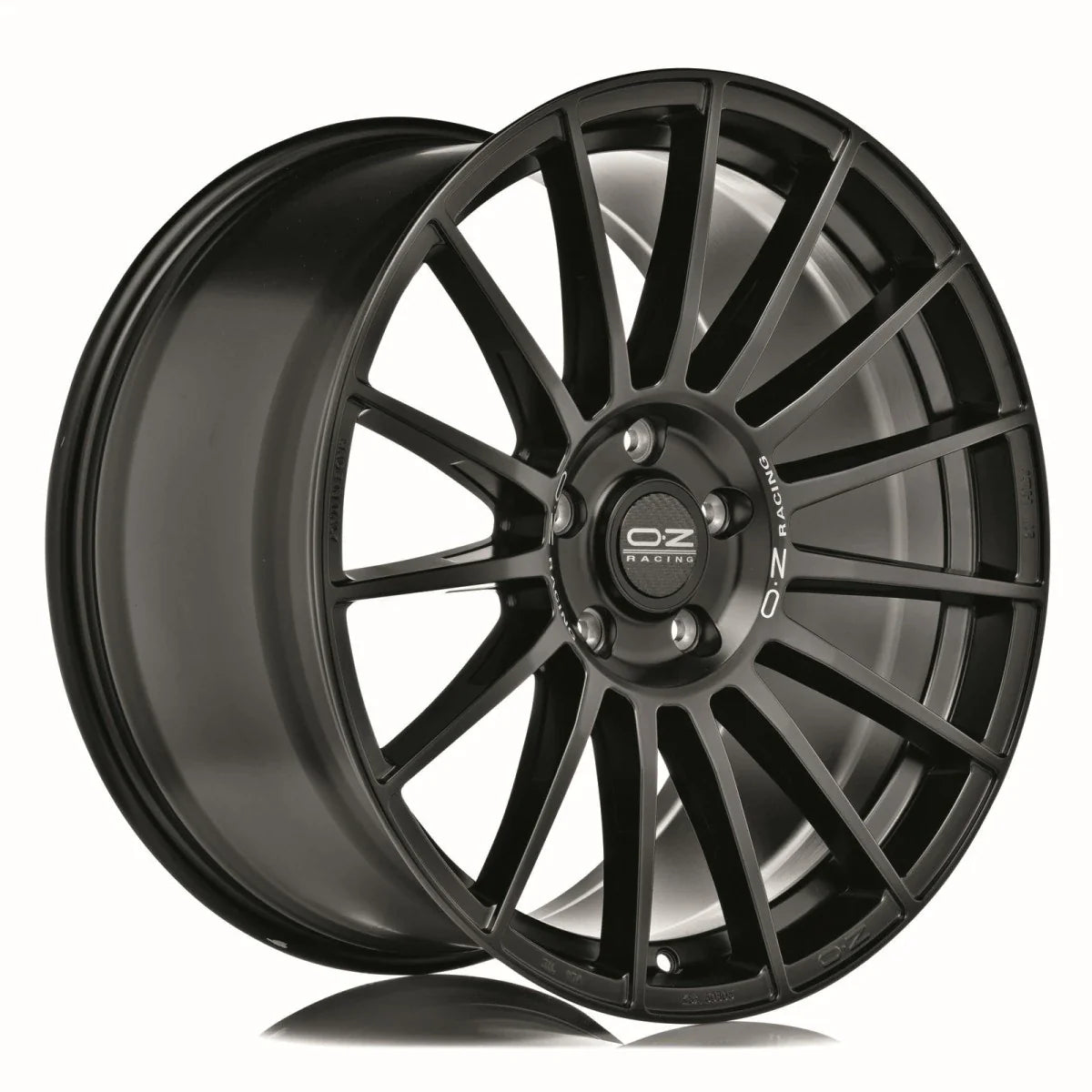 Alu kola OZ SUPERTURISMO DAKAR 9x22 5x112 ET35 Matt Black Silver Lettering