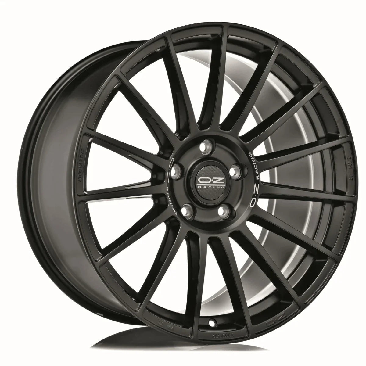 Alu kola OZ SUPERTURISMO DAKAR 10x22 5x112 ET56 Matt Black Silver Lettering