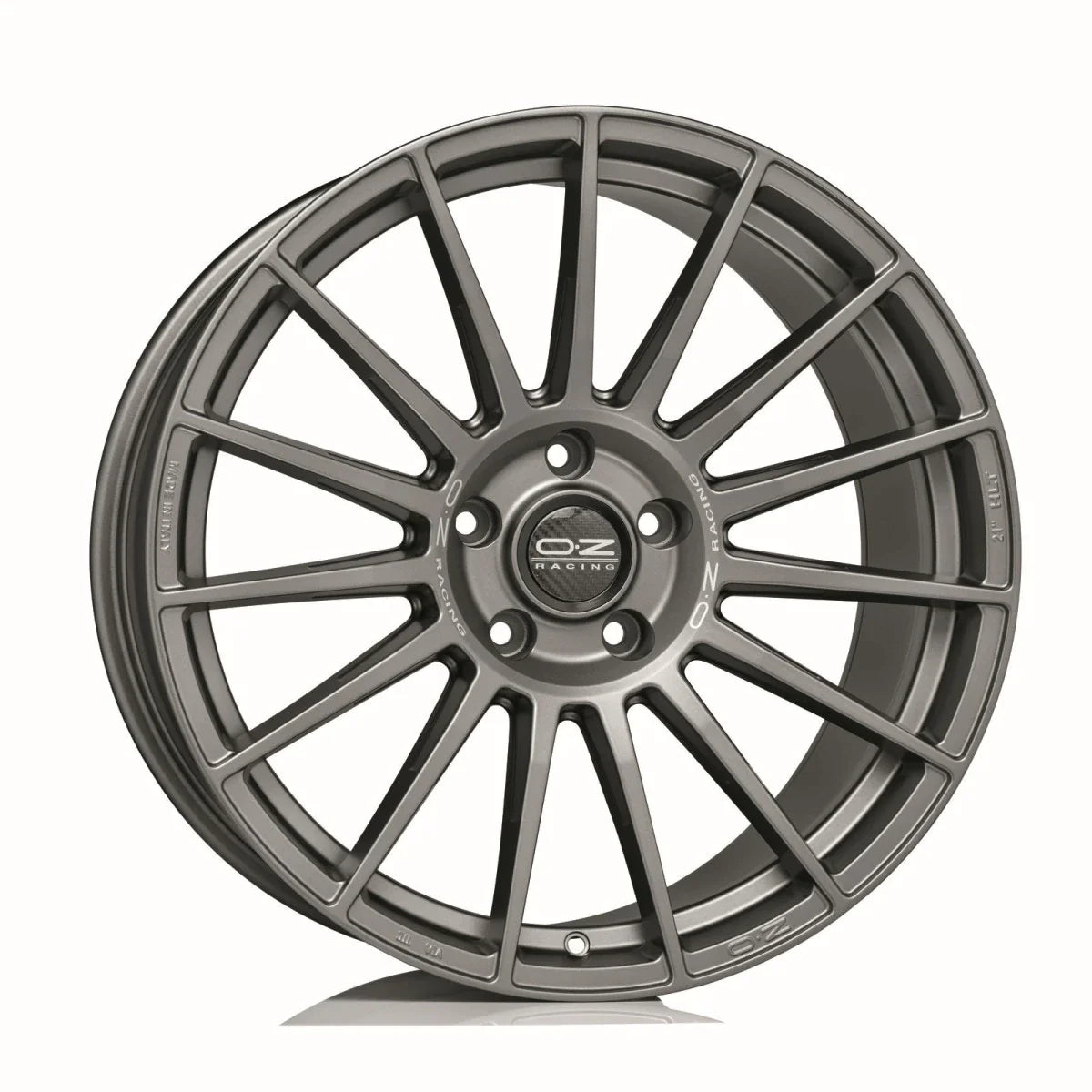 Alu kola OZ SUPERTURISMO DAKAR 11.5x21 5x120 ET38 Matt Graphite Silver Lettering