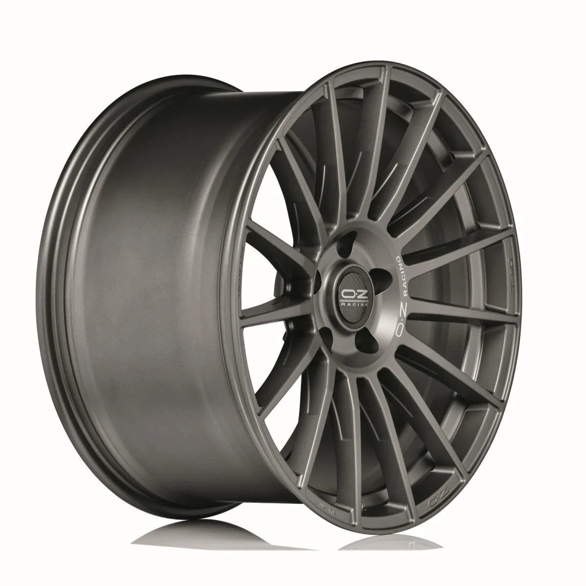 Alu kola OZ SUPERTURISMO DAKAR 11.5x21 5x120 ET38 Matt Graphite Silver Lettering