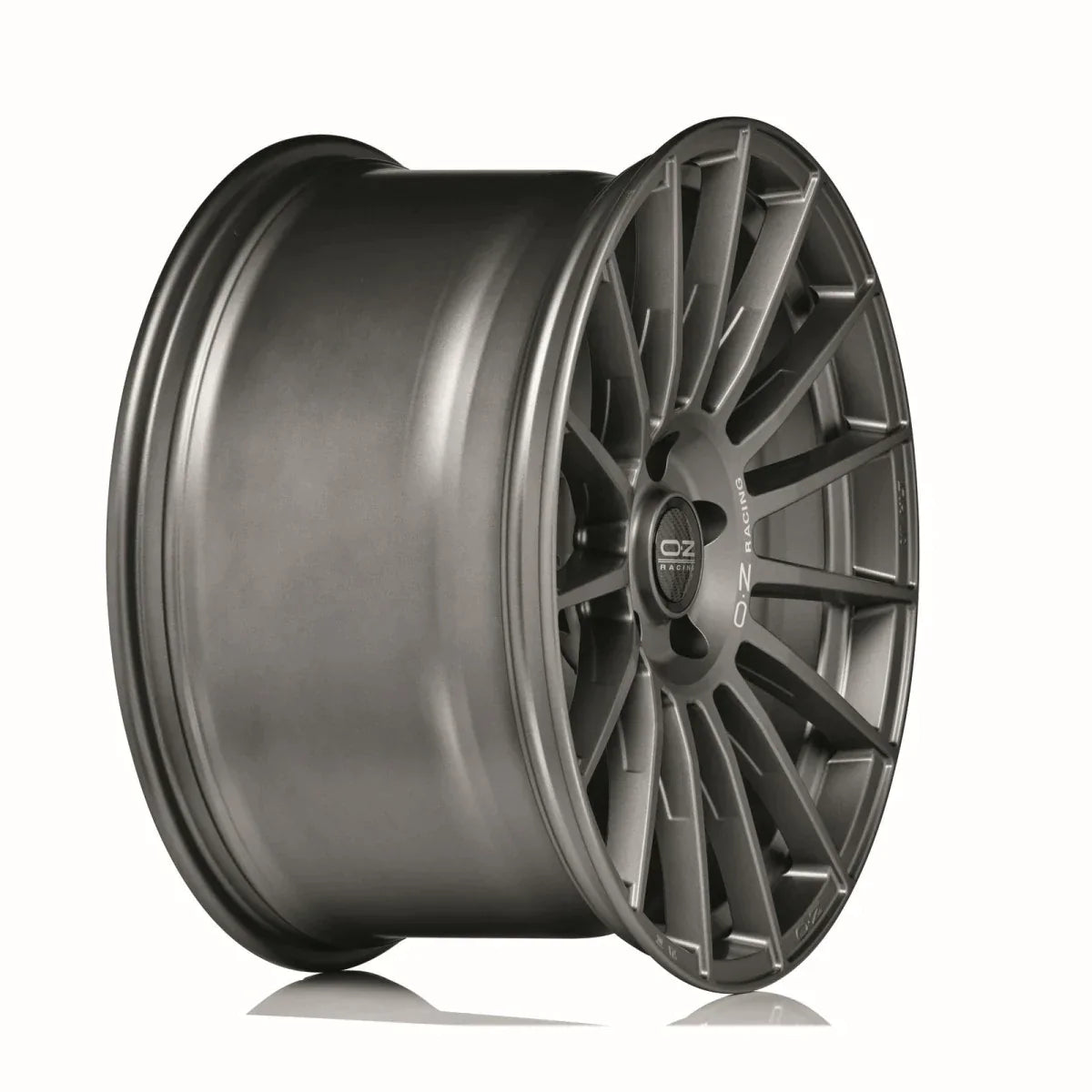Alu kola OZ SUPERTURISMO DAKAR 9.5x21 5x120 ET47 Matt Graphite Silver Lettering