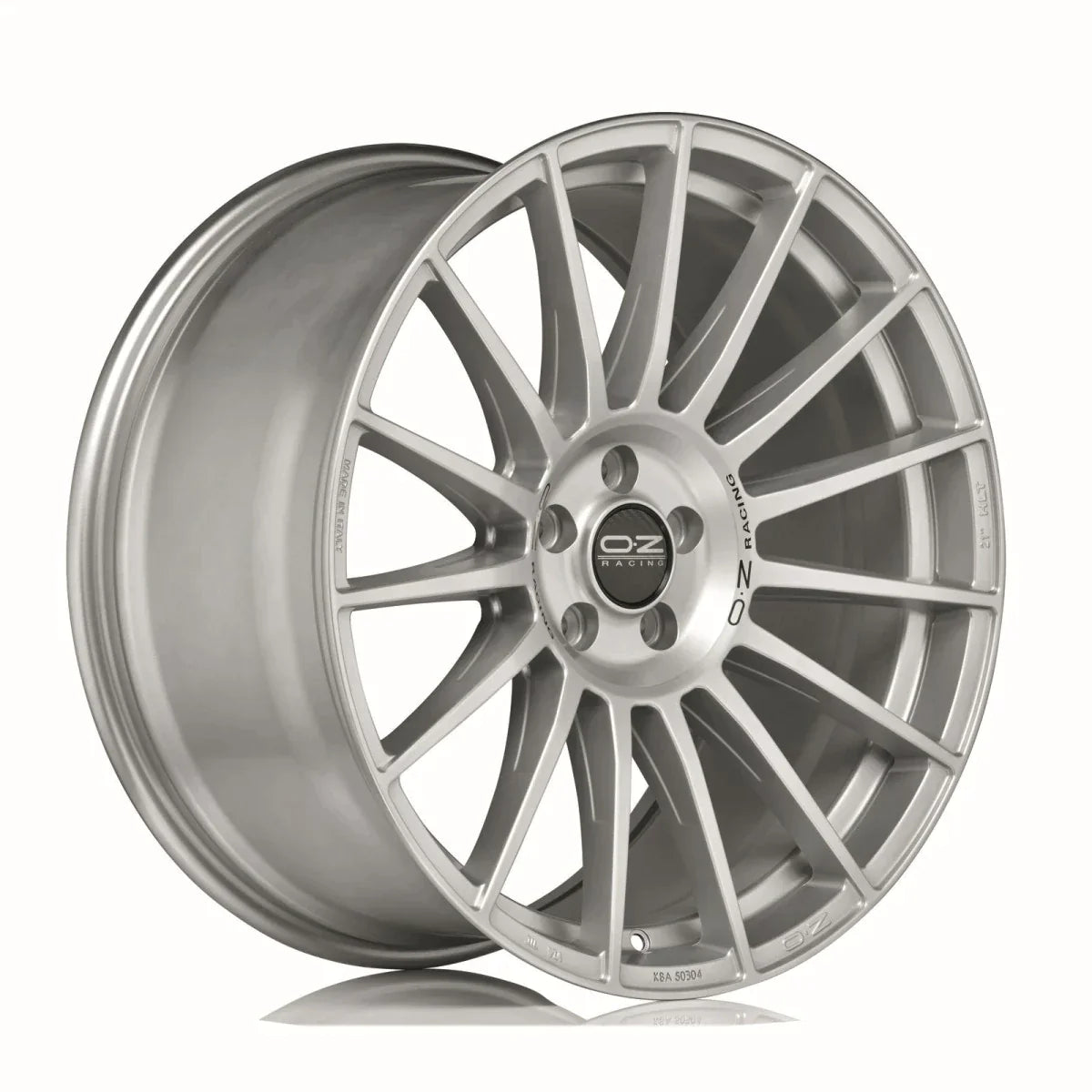 Alu kola OZ SUPERTURISMO DAKAR 9x21 5x120 ET35 Matt Race Silver Black Lettering