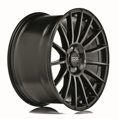 Alu kola OZ SUPERTURISMO LM 8x18 5x114.3 ET45 Matt Black Silver Lettering | Wheelsup.cz