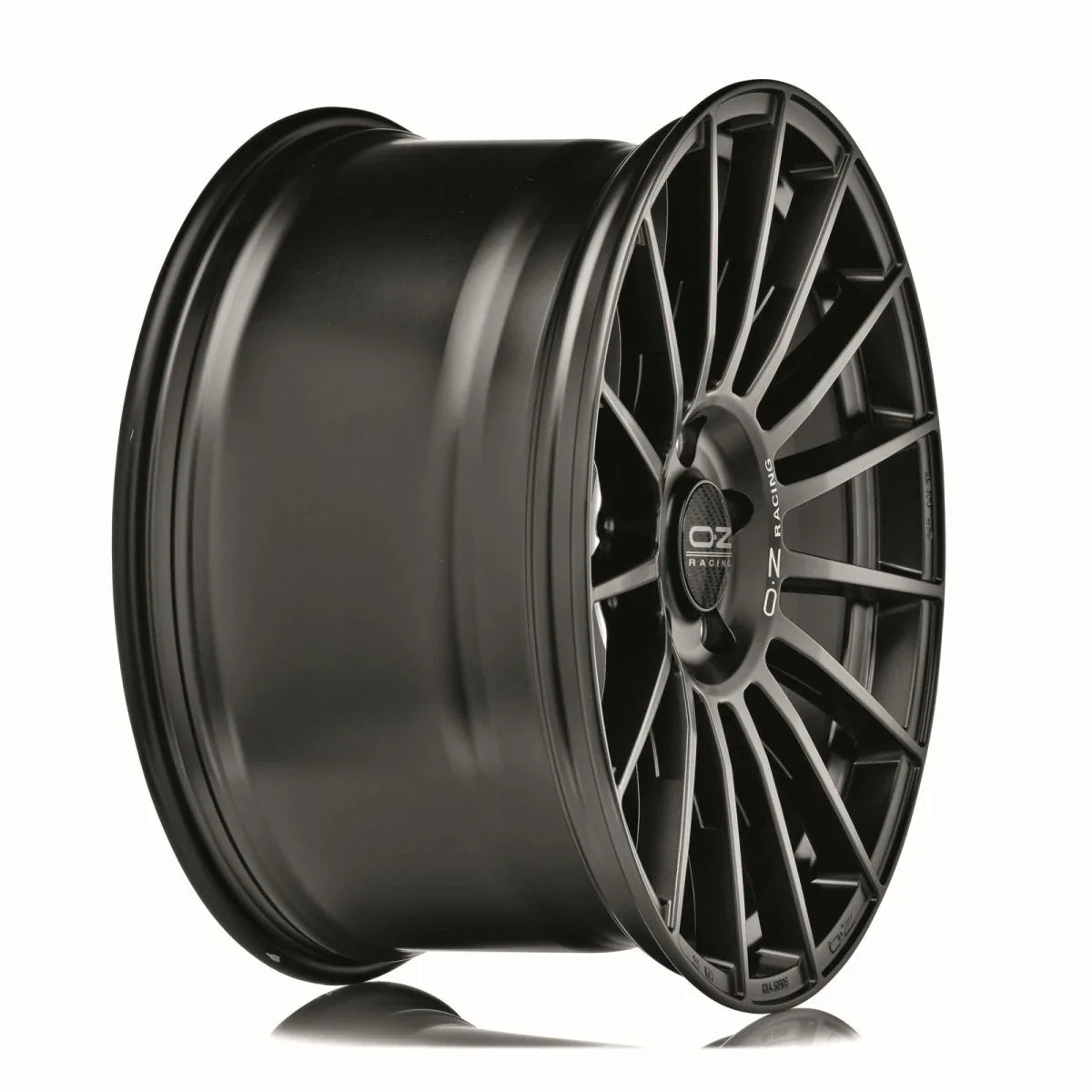 Alu kola OZ SUPERTURISMO LM 7.5x17 4x100 ET35 Matt Black Silver Lettering