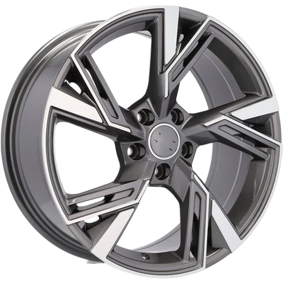 Alu kola pro Audi B1571 8x18 5x112 ET40 66.6 Grey Polished