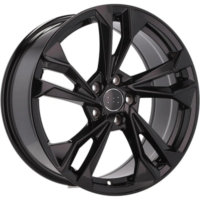 Alu kola pro Audi I5493 9x20 5x112 ET32 66.6 Gloss Black – detail 4