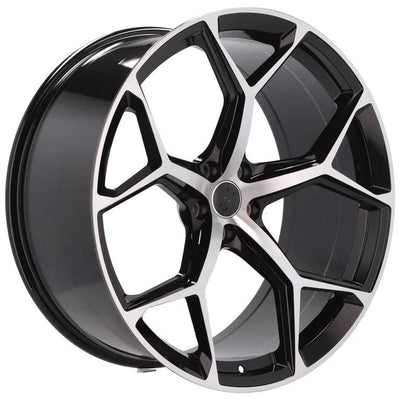 Alu kola pro Audi I5598 9x21 5x112 ET35 66.6 stříbrná – detail 2