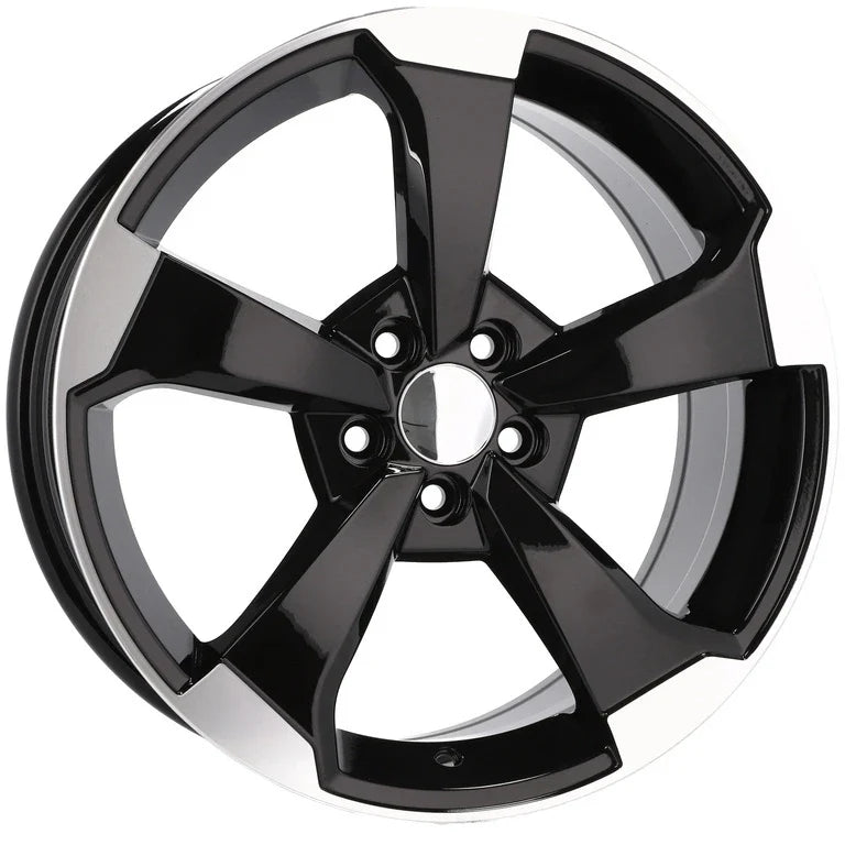Alu kola pro Audi XE351 8.5x19 5x112 ET32 66.6 černá – detail 1