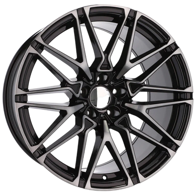 Alu kola pro BMW B5771 10.5x22 5x112 ET43 66.6 černá – detail 4