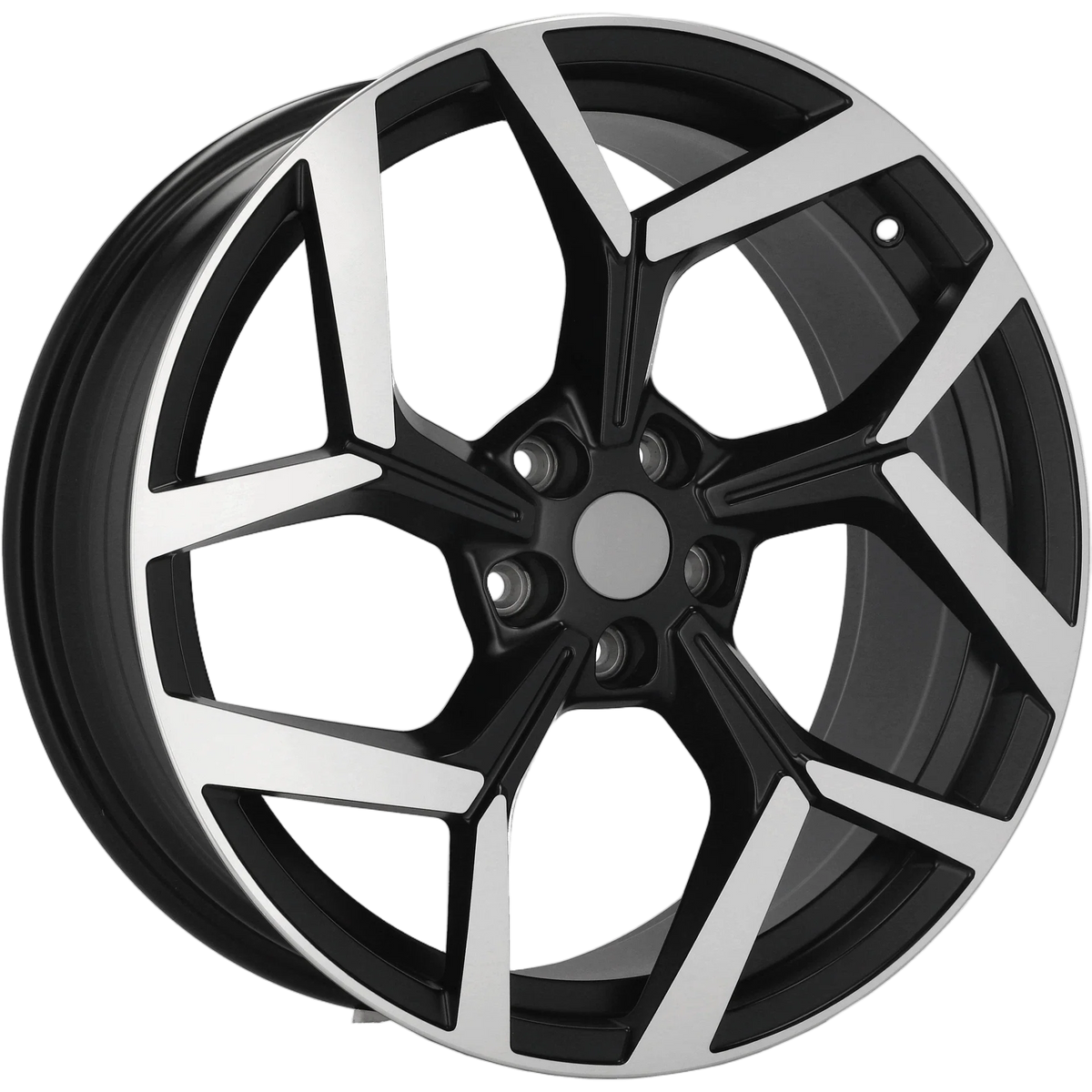 Alu kola pro Ford YF5729 8x18 5x108 ET47.5 63.4 Black Polished Half Matt