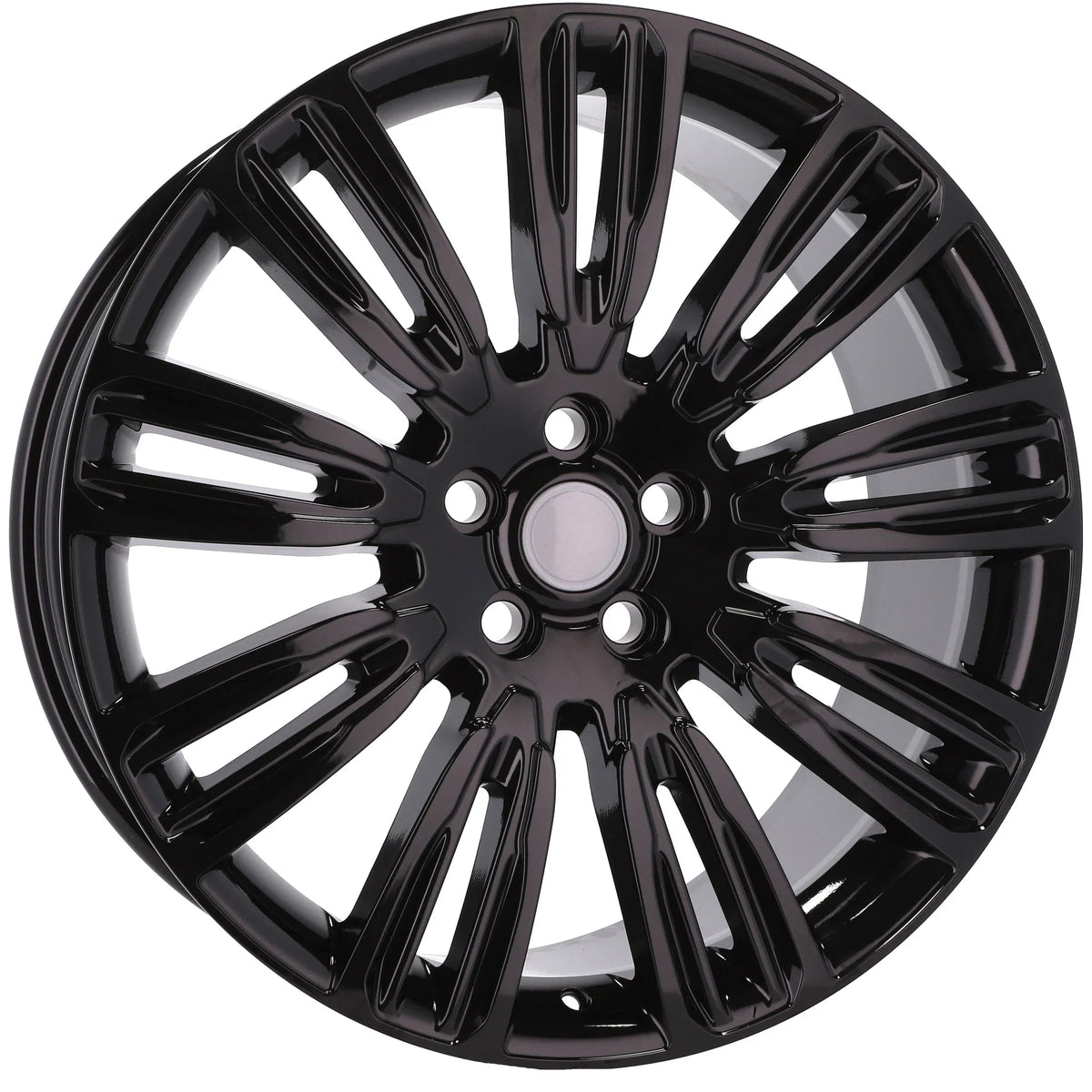 Alu kola pro Land Rover XE136 9.5x22 5x120 ET45 72.6 černá – detail 2