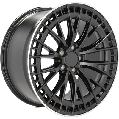 Alu kola pro Mercedes 3S1384 9x19 5x112 ET30 66.6 černá – detail 2