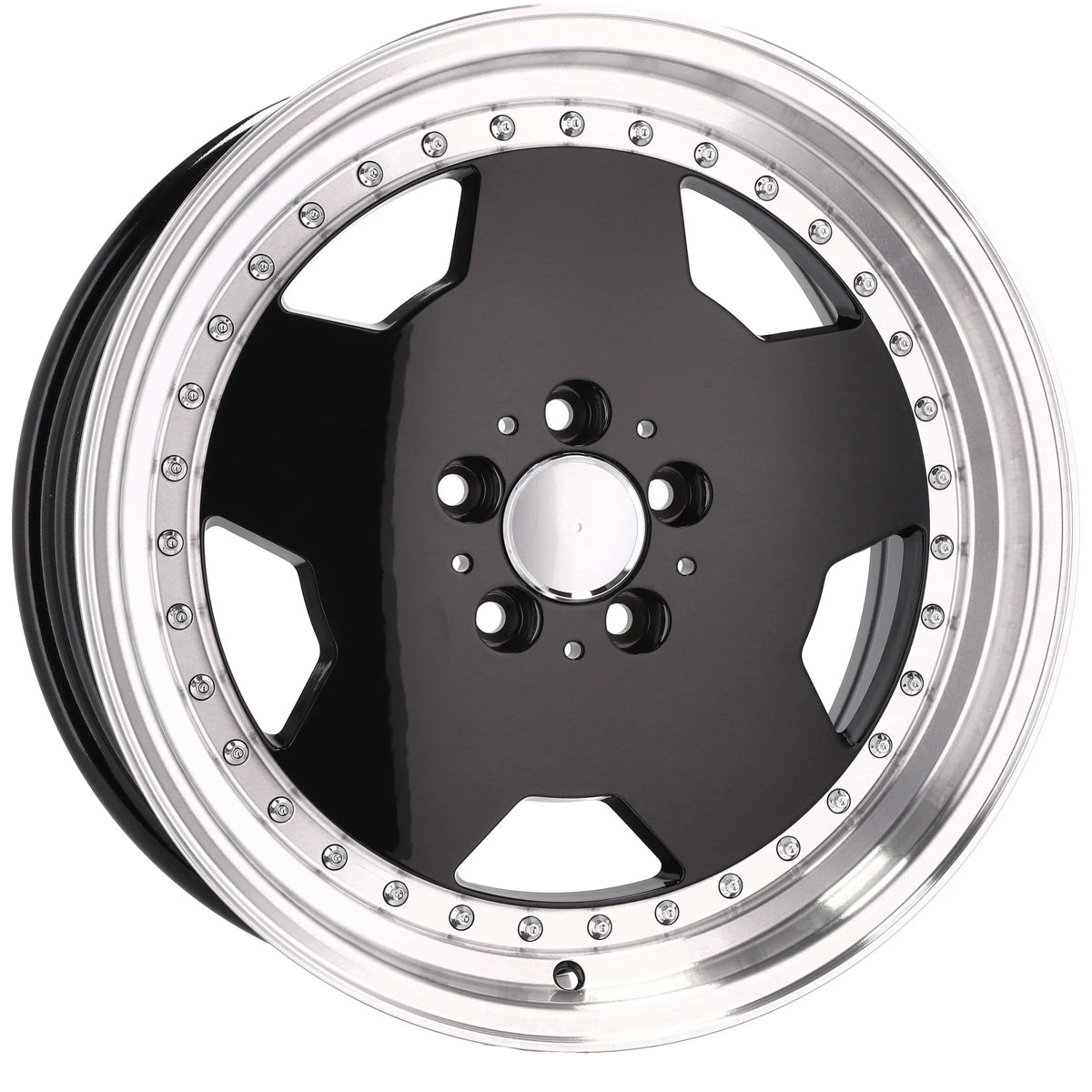 Alu kola pro Mercedes B5852 8x18 5x112 ET35 66.6 černá – detail 1
