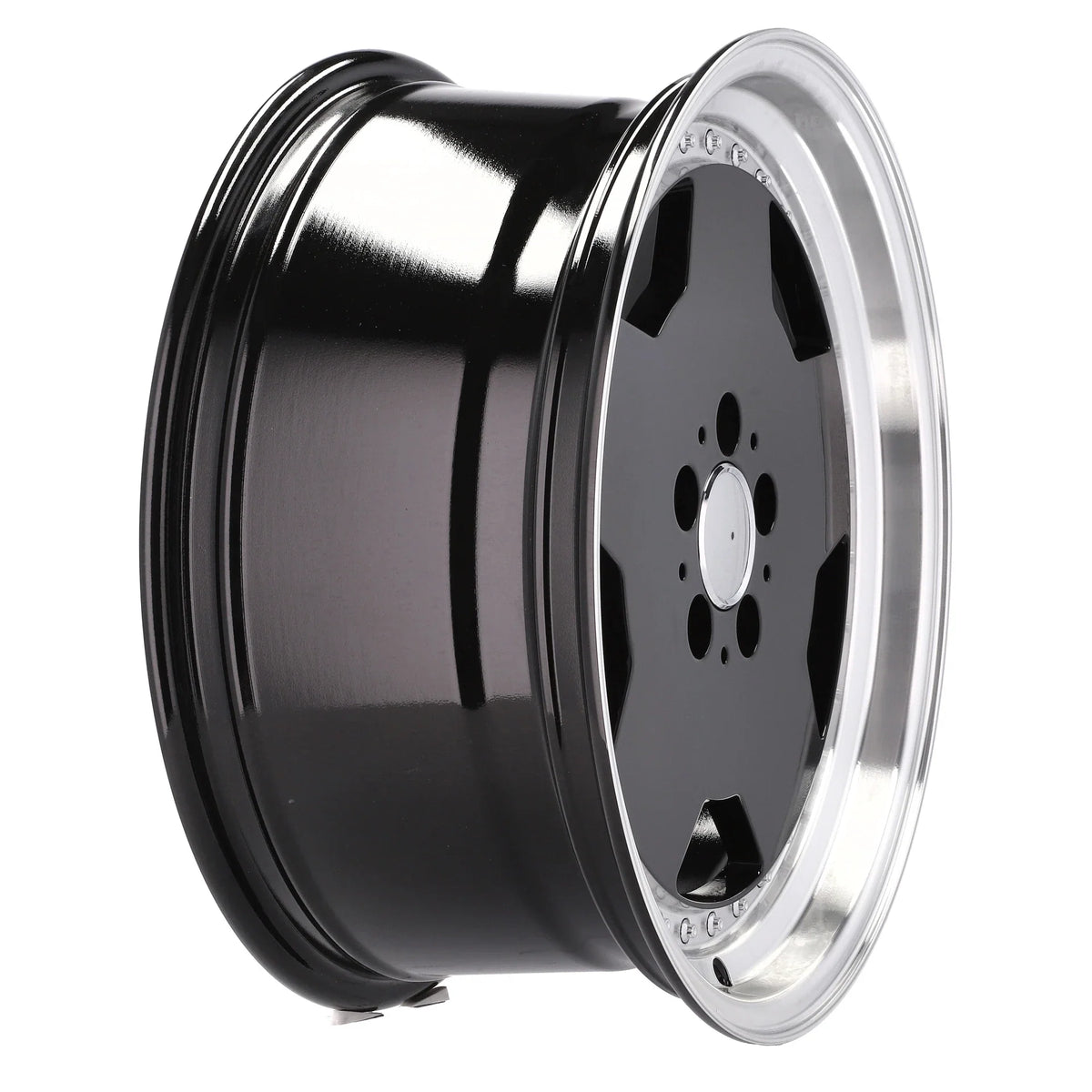 Alu kola pro Mercedes B5852 8x18 5x112 ET35 66.6 černá – detail 4