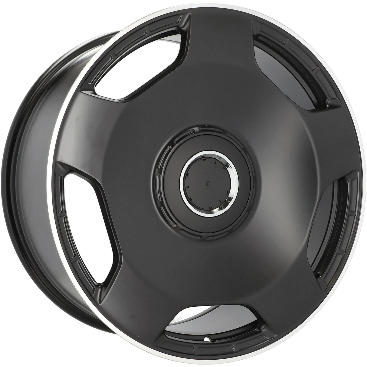 Alu kola pro Mercedes F5133 10x23 5x130 ET36 84.1 Black Half Matt & Polished Lip