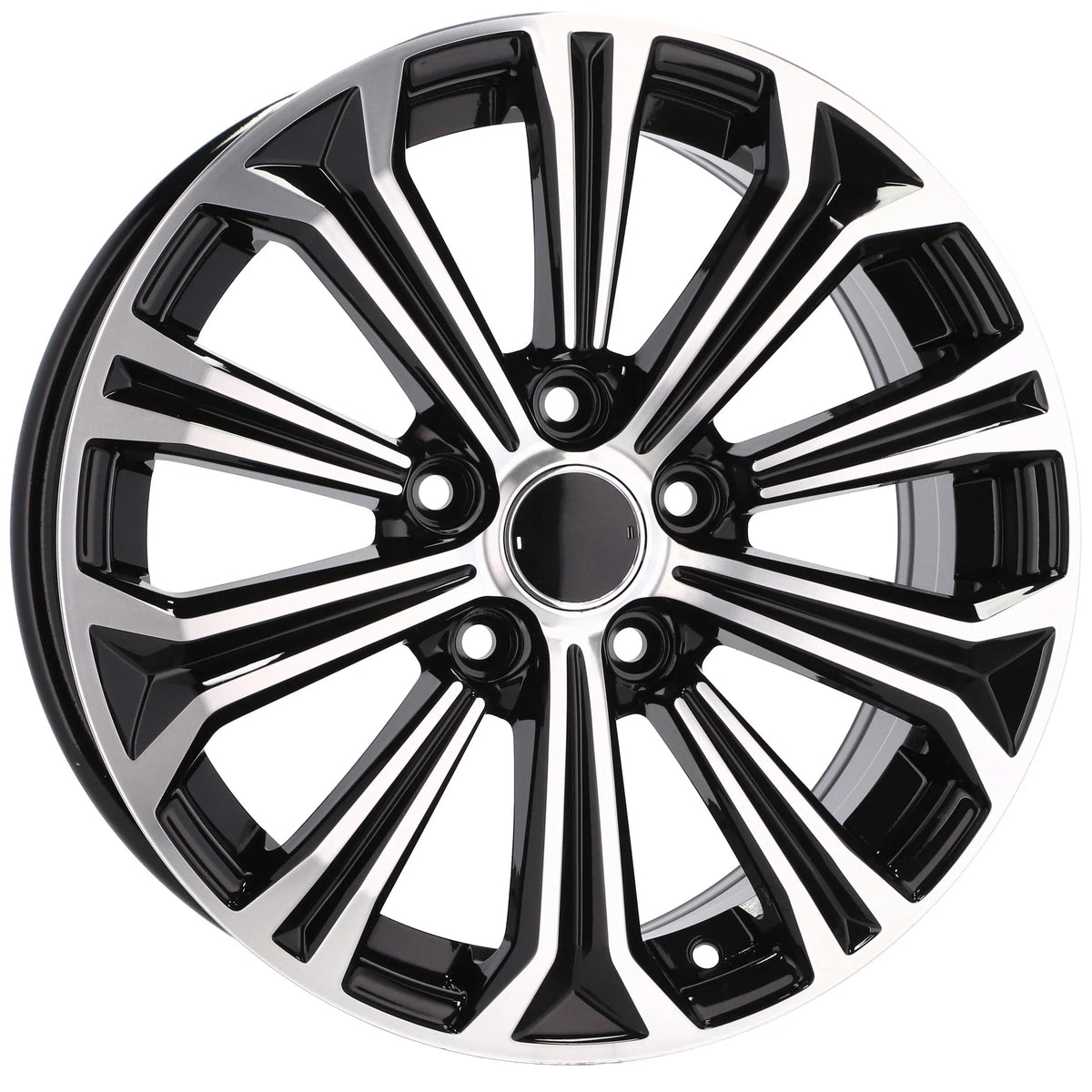 Alu kola pro Toyota B5845 7.5x17 5x114.3 ET40 60.1 černá – detail 1