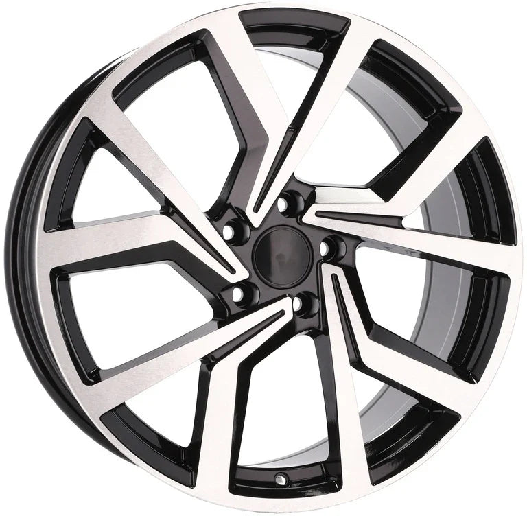 Alu kola pro Volkswagen B1154 7x16 5x112 ET45 57.1 černá – detail 1
